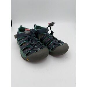 KEEN Newport H2 Kids Girls Size 12 Water Hiking Sandals Navy Teal Pink.    1791